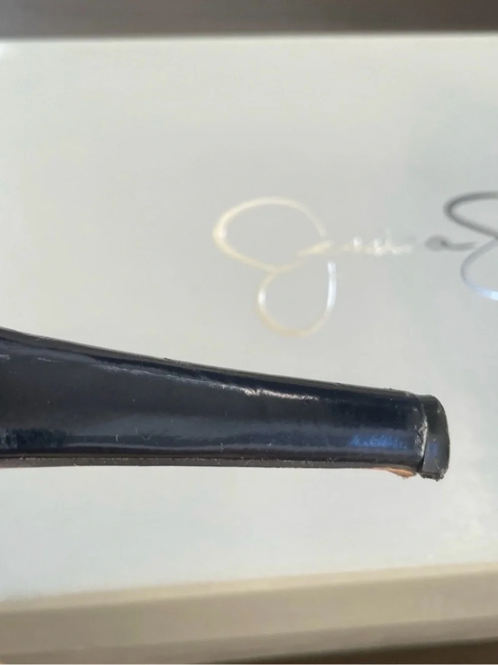 Jessica Simpson Navy Patent Pointed-Toe Stiletto Pumps